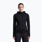 Dámska trekingová mikina Icebreaker Merino 200 Realfleece Descender Half Zip Hoodie black