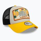 Šiltovka New Era Licencia Plate Los Angeles Trucker light beige