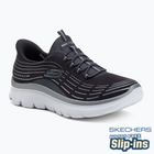 Dámske topánky SKECHERS Summits Plus Soft Luster charcoal/silver