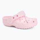 Detské nazúvaky Crocs Classic Floral Cutout Clog Kids Toddler pink milk