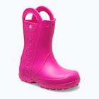 Detské gumáky Crocs Handle It Rain Boot Kids pink crush