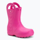 Detské gumáky Crocs Handle It Rain Boot Kids pink crush