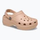 Dámske šľapky Crocs Classic Platform Clog pink caramel