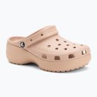 Dámske šľapky Crocs Classic Platform Clog pink caramel