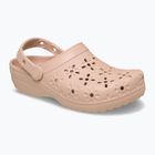 Šľapky Crocs Classic Floral Cutout Clog pink caramel