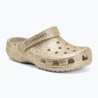 Detské šľapky Crocs Classic Chunky Glitter sandstone