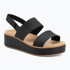 Dámske sandále  Crocs Brooklyn Matte Wrap Low Wedge black/cashew