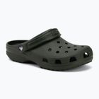 Šľapky Crocs Classic army green