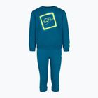 Detská tepláková súprava Nike Sportswear Get With Me Lightweight Fleece green abyss