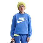 Detská mikina Nike Sportswear Club Fleece comet blue/white
