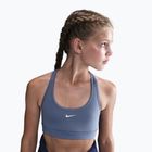 Detská tréningová podprsenka Nike Swoosh world indigo/white
