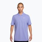 Pánske tenisové polo Nike Court Dri-Fit Polo Solid light thistle/white