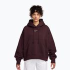 Dámska mikina Nike Sportswear Phoenix Fleece Oversized burgundy crush/sail
