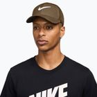 Šiltovka Nike Dri-FIT Club mosswood brown/white