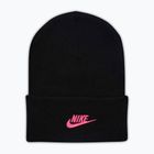 Zimná čiapka Nike Peak Futura Beanie black/pinksicle