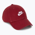 Šiltovka Nike Club Unstructured Futura Wash team crimson/white