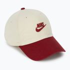 Šiltovka Nike Club Unstructured Futura Wash light khaki/team crimson/team crimson