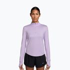 Dámske bežecké tričko s dlhým rukávom Nike Swift Dri-Fit UV 1/4-Zip violet mist