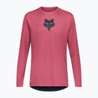 Pánske cyklistické tričko longsleeve Fox Racing Ranger Fox Head berry