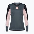 Dámsky cyklistický dres longsleeve Fox Racing Defend Creation LS deep cobalt