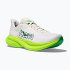 Pánske bežecké topánky HOKA Mach 6 white/neon lime