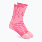 Ponožky HOKA Clifton Crew Run electric rose
