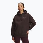 Damska bluza Under Armour Icon Fleece Hoodie kona brown/white