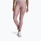 Dámske legíny Under Armour HeatGear Rib tourmaline pink/tourmaline pink/white