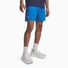 Pánske bežecké šortky Under Armour Launch 7" blue atlantis/washed navy/reflective
