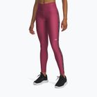 Dámske legíny Under Armour Tech Wordmark Tape fuchsia dusk/black/white