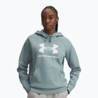 Dámská mikina Under Armour Rival Fleece Big Logo Hoody serpentine/bílá