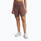 Dámske tréningové šortky Under Armour Motion Bike EMEA sierra taupe/biela