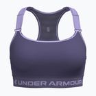 Športová podprsenka Under Armour HeatGear High purple luxe/purple crest