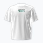 Pánske tréningové tričko Under Armour Heavyweight Sports white/midnight navy