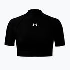 Dámske tréningové tričko Under Armour HeatGear Crop Mock ultimate black/white