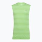 Pánske bežecké tričko Under Armour Velociti Tank lumos lime/white