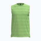 Pánske bežecké tričko Under Armour Velociti Tank lumos lime/white