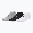 Pánske ponožky Under Armour Performance Cotton NS 3 pack white/steel/steel