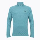 Pánske tričko longsleeve Under Armour Tech Textured 1/2 Zip boundless blue/black