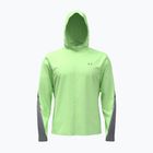 Pánska bežecká bunda Under Armour Velociti Storm Hooded lumos lime/white