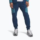 Pánske nohavice Under Armour Unstoppable Fleece wham blue/boundless blue/black