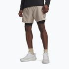 Pánske tréninkové šortky Under Armour Vanish Woven 2.0 2IN1 Shorts timberwolf taupe/black