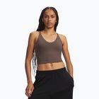 Dámske tréningové tričko Under Armour Meridian Support Tank peppercorn/peppercorn
