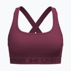 Fitness podprsenka Under Armour Crossback Mid claret/ox blood