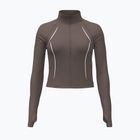 Dámska tréningová mikina Under Armour Meridian Contour Full Zip peppercorn/white/peppercorn
