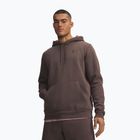 Pánska mikina Under Armour Essential Fleece Hoodie peppercorn/peppercorn