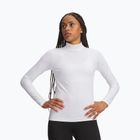 Dámske tréningové tričko longsleeve Under Armour ColdGear Mock LS white/halo gray