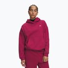Dámska mikina Under Armour Icon Fleece Hoodie claret/white