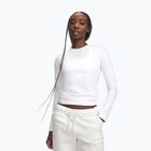 Dámske tréningové tričko longsleeve Under Armour ColdGear Crew white/halo gray