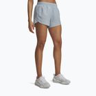 Dámske bežecké šortky Under Armour Fly By 3" Shorts blue fog/blue fog/reflective